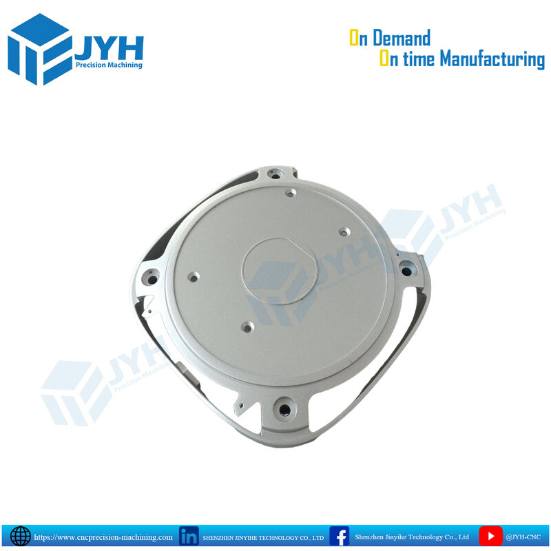 Witte geanodiseerde aluminium behuizing delen met hoge precisie CNC-bewerking en corrosiebestendigheid