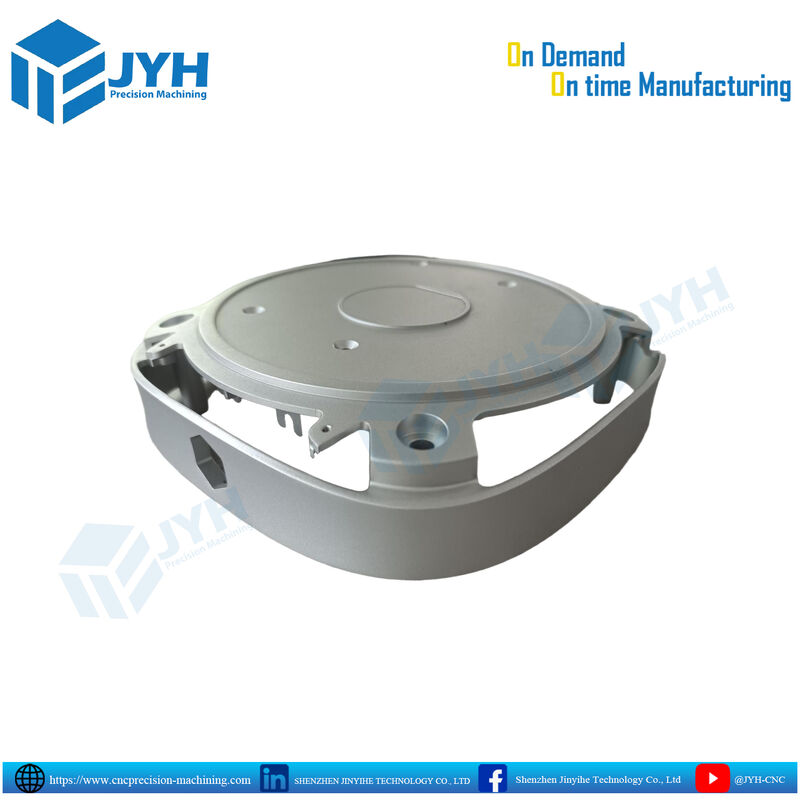 Witte geanodiseerde aluminium behuizing delen met hoge precisie CNC-bewerking en corrosiebestendigheid