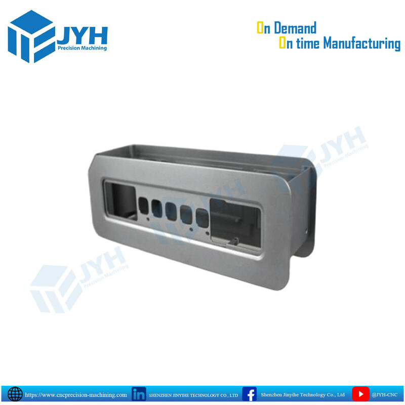 Op maat gemaakte hoogprecisie CNC-gefreesde aluminium elektronica-behuizing met thermische en EMI-afscherming en aangepaste oppervlakteafwerkingen