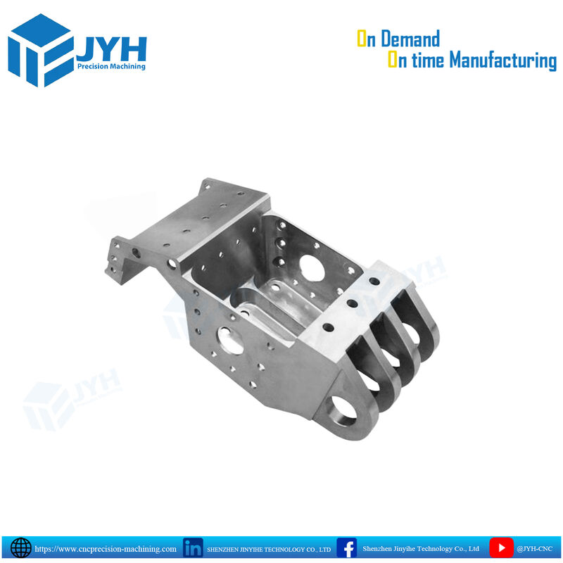 Op maat gemaakte 5-assige CNC-bewerkte structurele frame behuizing met ±0,01 mm Tolerantie en Multi-Lug Montagepunten