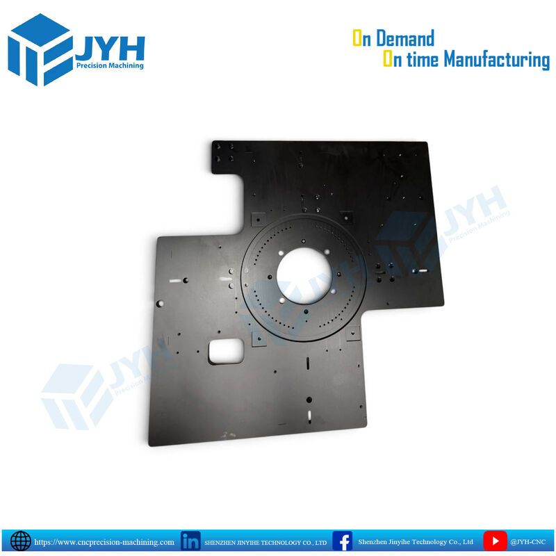 Precision CNC Machined Black Anodized Aluminum Parts with Dimensional Accuracy and Corrosion Resistance