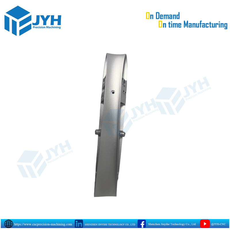 Custom Precision CNC Machined Aluminum Structural Arm Bracket with ±0.005mm Tolerance and 5-Axis CNC Milling